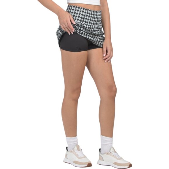 THE BUBBLE Upf Protection Prince Houndstooth Skort - Picture 3 of 5